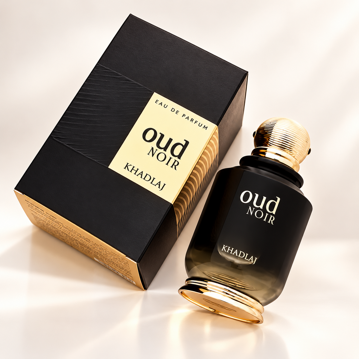 Oud Noir fragrance bottle and packaging