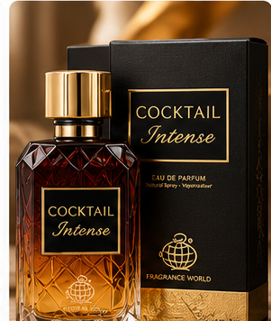 Cocktail Intense fragrance bottle and packaging